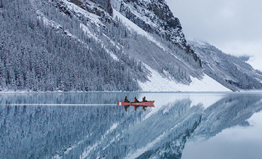 【冬季热卖】【加拿大落基山冬季经典路线】露易丝湖+班夫国家公园全景+翡翠湖+琼斯顿峡谷+冰原大道梦幻巡礼4天游