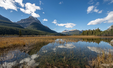 （卡尔加里进温哥华出）加拿大落基班夫公园+佩图湖+露易丝湖+梦莲湖+哥伦比亚冰原雪车5天